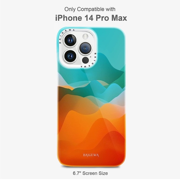 iPhone 14 Pro Max 6.7in Mountains Case - Picture 2 of 6